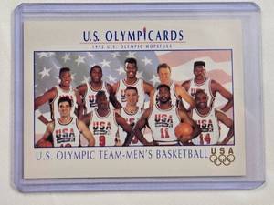 lot 248 image: Michael Jordan 1992 U.S. Olympic Basketball Team Card