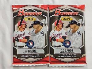 lot 256 image: Lot of 2 - 2024Bowman Baseball Trading Card Packs