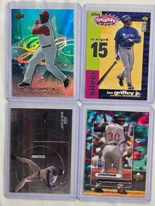 lot 278 image: Lot of 4 Ken Griffey Jr. Inserts