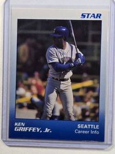 lot 279 image: Ken Griffey Jr. 1989 THE STAR CO. No. 3 of 11