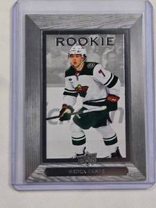 lot 284 image: Brock Faber Rookie 2023-24 Upper Deck Extended Series No. BH-33