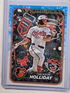 lot 289 image: Jackson Holliday Rookie Holiday 2024 Topps No. H50