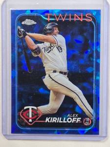 lot 298 image: Alex Kirilloff 2024 Topps Chrome Sapphire No. 148