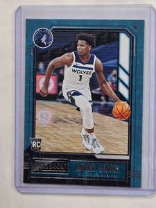 lot 312 image: Anthony Edwards Rookie Blue SP Panini Prizm No. 167