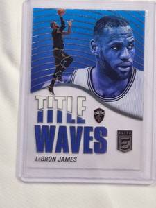 lot 321 image: LeBron James 2021-22 Panini Donruss Elite Title Waves No. 11