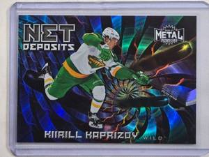 lot 324 image: Kirill Kaprizov Rookie 2020-21 NHL Metal Universe No. ND-1