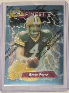 lot 330 image: Brett Favre 1999 Topps Finest No. 56