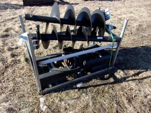 lot 12 image: JCT Skid Steer Earth Auger (UNUSED)