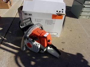 lot 53 image: MS381 Chainsaw WChain (UNUSED)