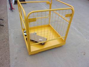 lot 99 image: 36x36 Forklift Work PlatformSafety Cage (UNUSED)