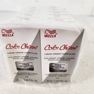 lot 15 image: Lot Of Twelve New Wella Color Charm Liquid Creme Haircolor Medium Beige Blonde 7NG