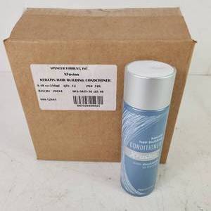 lot 36 image: Lot Of Twelve New Xfusion Keratin Hair Building Conditioner Adds Thickness To Thin Hair 8.4fl oz Each