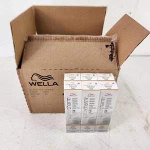 lot 56 image: New Case36 Tubes Wella Permanent Gel Haircolor Permanent 48C Iced Espresso