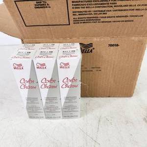 lot 64 image: New Case36 Tubes Wella Color Charm Conditioning Permanent Gel Haircolor 9119N Very Light Blonde