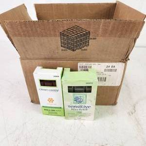 lot 77 image: Lot Of Eleven Miscellaneous CleanEasy Roll On Wax Original Roll-On Wax And Sensitive Wax Refill