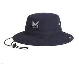 lot 112 image: MISSION Cooling Bucket Hat - Unisex Wide-Brim Hat for Men & Women - Lightweight, Foldable & Durable - Cools Up to 2 Hours