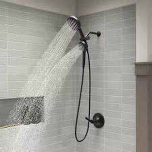 lot 24 image: Kohler Prone 3-in-1 Multifunction Shower Head Matte Black REC31657-G-BL