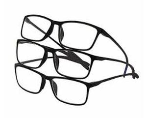 lot 255 image: Design Optics by Foster Grant Dax Plastic Rectangle Reading Glasses,3-pack 1.75