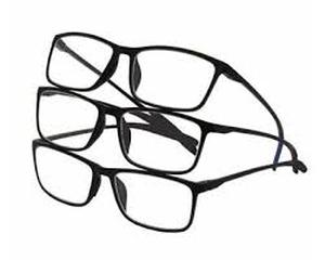 lot 256 image: Design Optics by Foster Grant Dax Plastic Rectangle Reading Glasses,3-pack 2.00