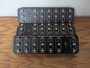 lot 176 image: 3 Audio Video Distribution Amplifiers - Model AV-61