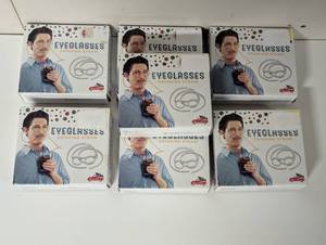 lot 241 image: Set of 7 Eye Straw Glasses - Great For Kids and Parties (7 Sets)
