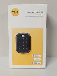 lot 45 image: Yale Assure Lock SL Wi-Fi Touchscreen Smart Lock (Black)