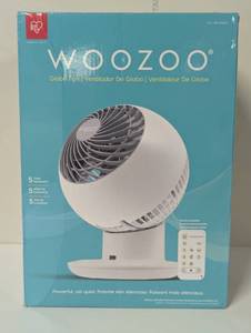 lot 33 image: WOOZOO Globe Fan with Remote 5-Speed Oscillating Multi-Directional