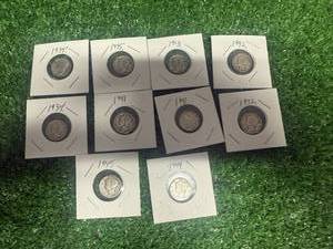 10 Mercury Dimes