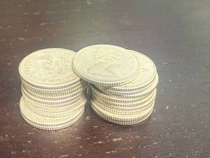 21 Silver Canadian Dimes