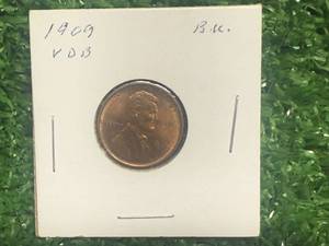1909 VDB Wheat Cent - Nice