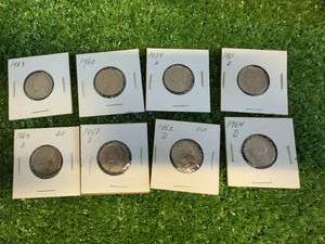 8 Jefferson Nickels Pre 1965