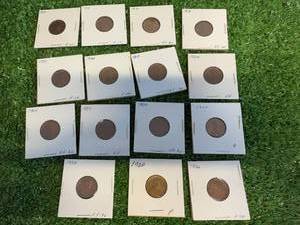 15 Early Years Wheat Pennies