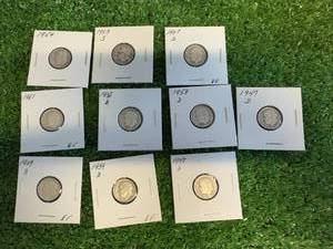 10 Silver Roosevelt Dimes