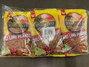 Island Snacks Chili Lime Peanuts Pack of 3