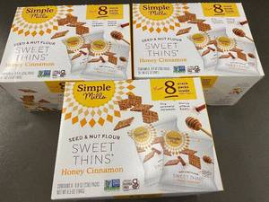 WY 5 - Simple Mills Sweet Thins Honey Cinnamon Snack Packs