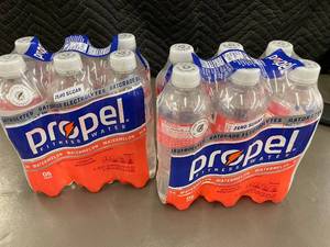 Propel Watermelon Zero Sugar Fitness Water, 12 Pack of 16.9 fl oz Bottles