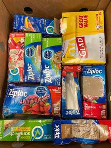 Assorted Ziploc and Glad Storage Bags Collection