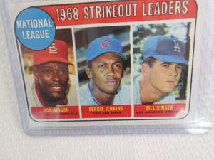 1969 Topps Bob Gibson & Fergie Jenk...