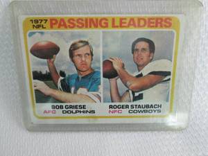 1978 Topps Roger Staubach & Bob Gri...