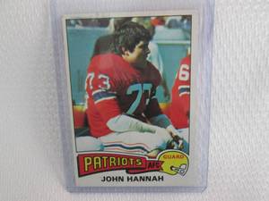 1975 Topps John Hannah Card...