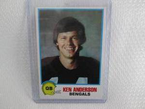 1978 Topps Holsum Ken Anderson Card...