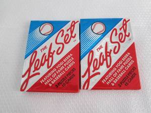 2-1990 Leaf Baseball Wax Packs...