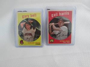 1959 Topps Gary Bell & Gail Harris ...