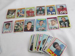 1972 Topps Football Cards...
