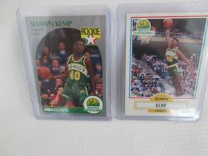 1990-91 Hoops & Fleer Shawn Kemp Ro...