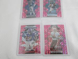 2023 Mosaic Pink Prizm Cards...