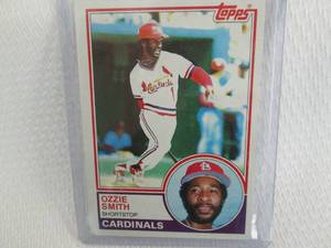 1983 Topps Ozzie Smith Card...