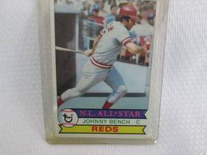 1979 Topps Johnny Bench Card...