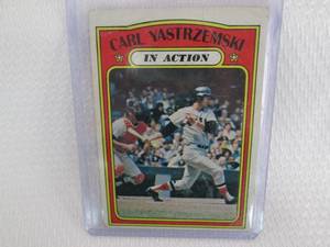 1972 Topps Carl Yastrzemski In Acti...