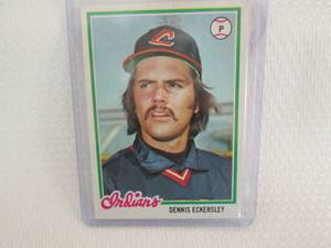1978 Topps Dennis Eckersley Card...